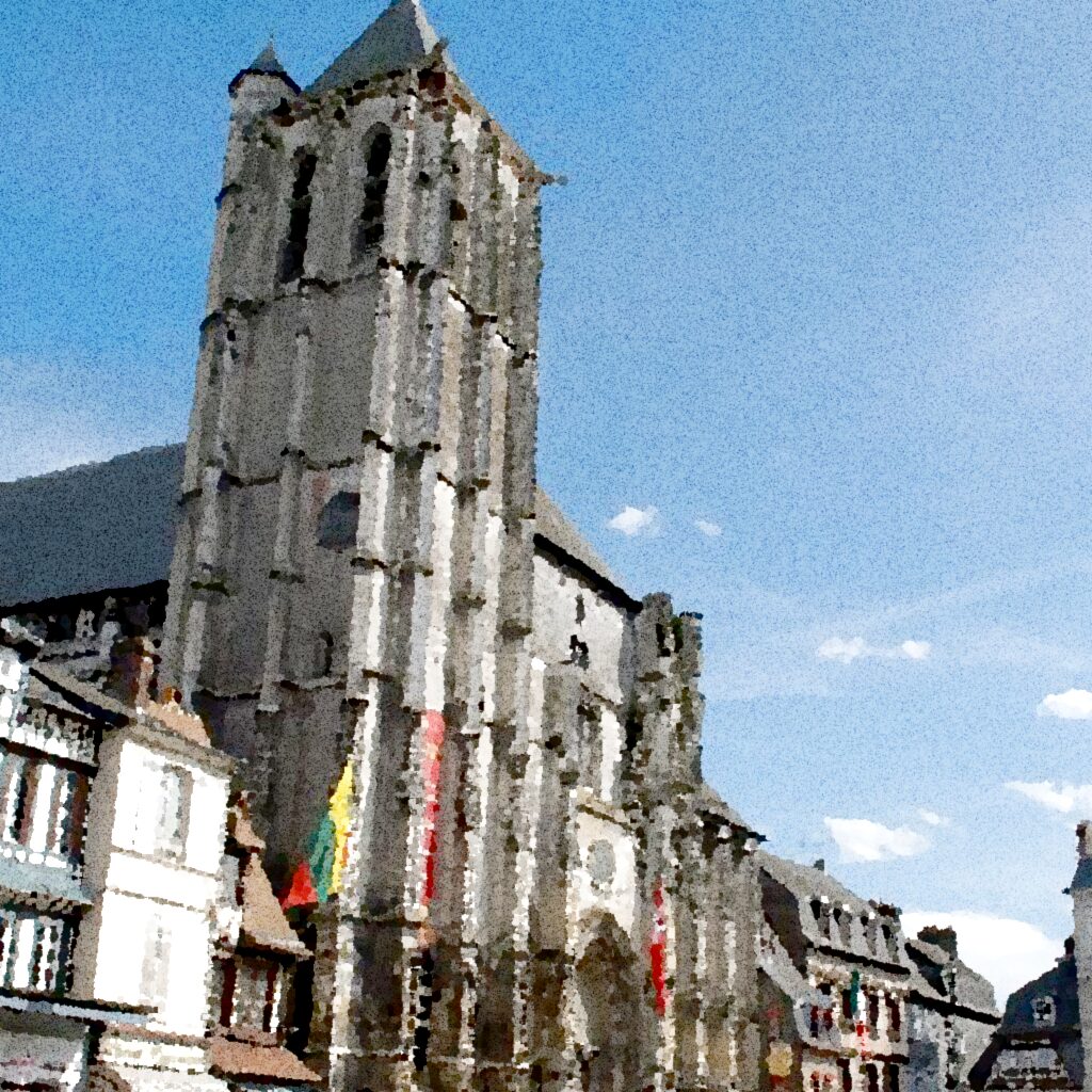 Pont-Audemer — aquarelle — France