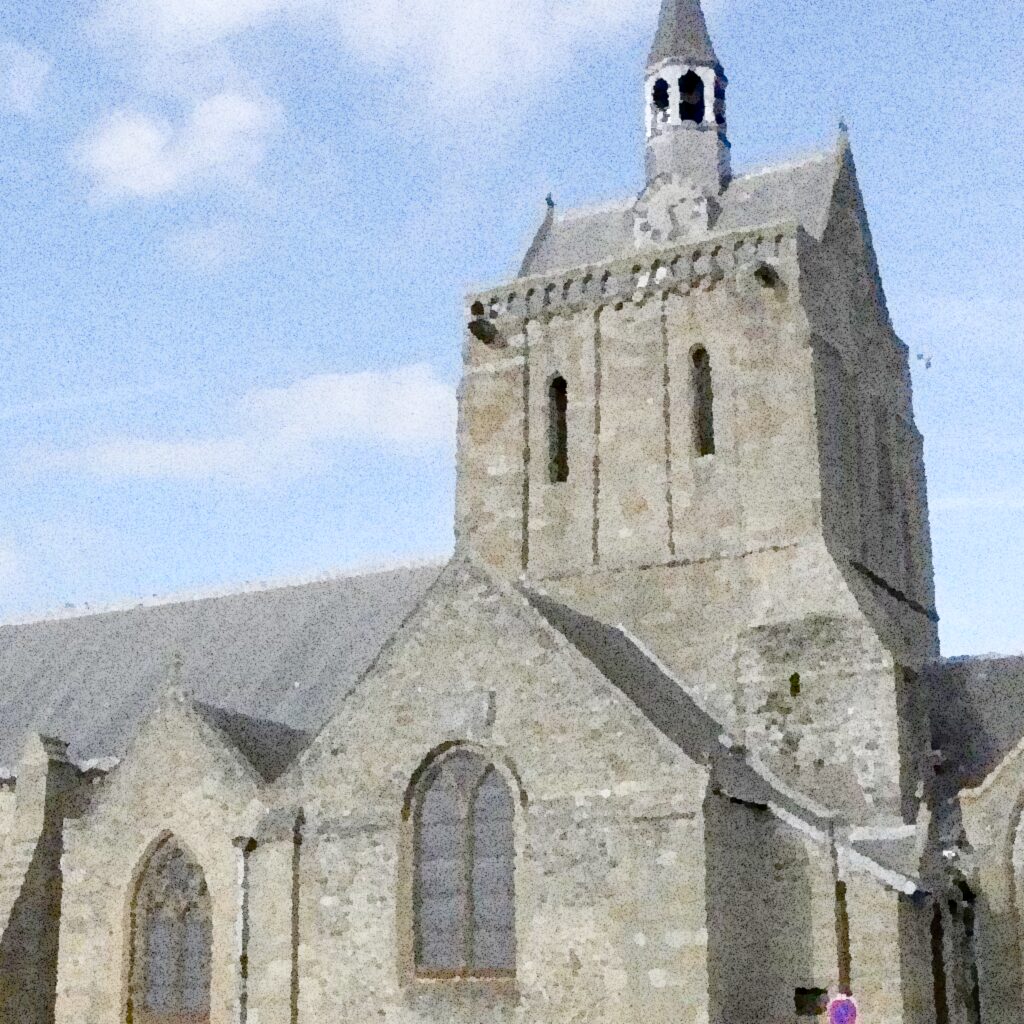 Pontorson — aquarelle — France