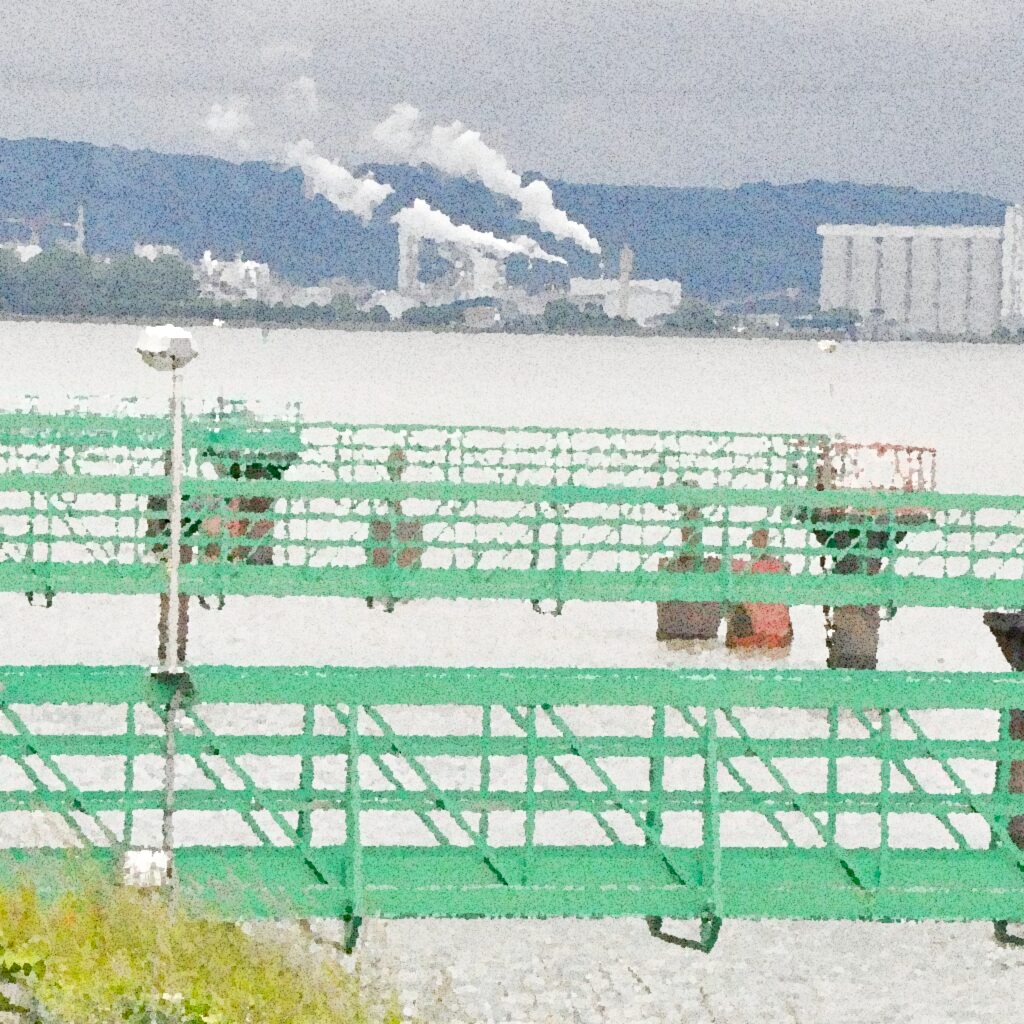 Port-Jérôme-sur-Seine — aquarelle — France