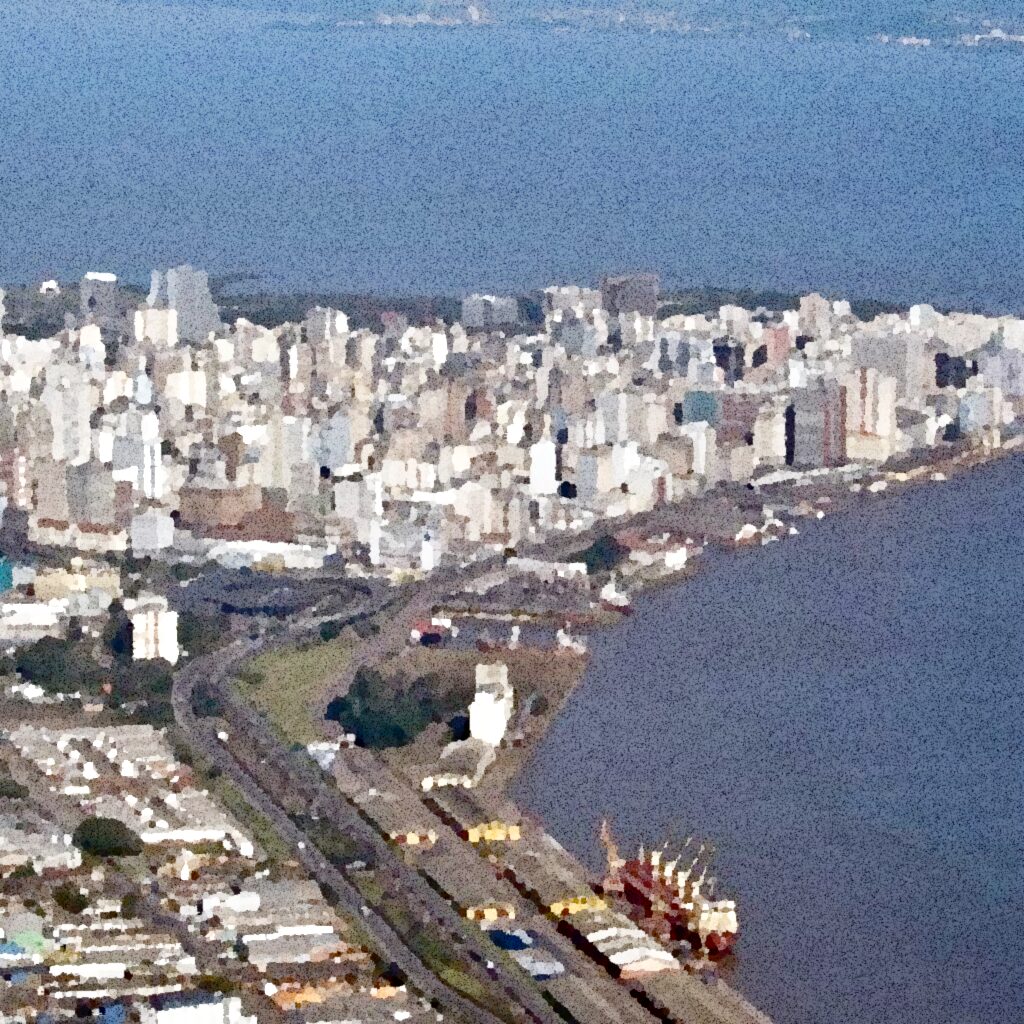 Aquarelle de Porto Alegre