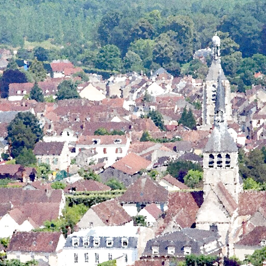 Provins — aquarelle — France