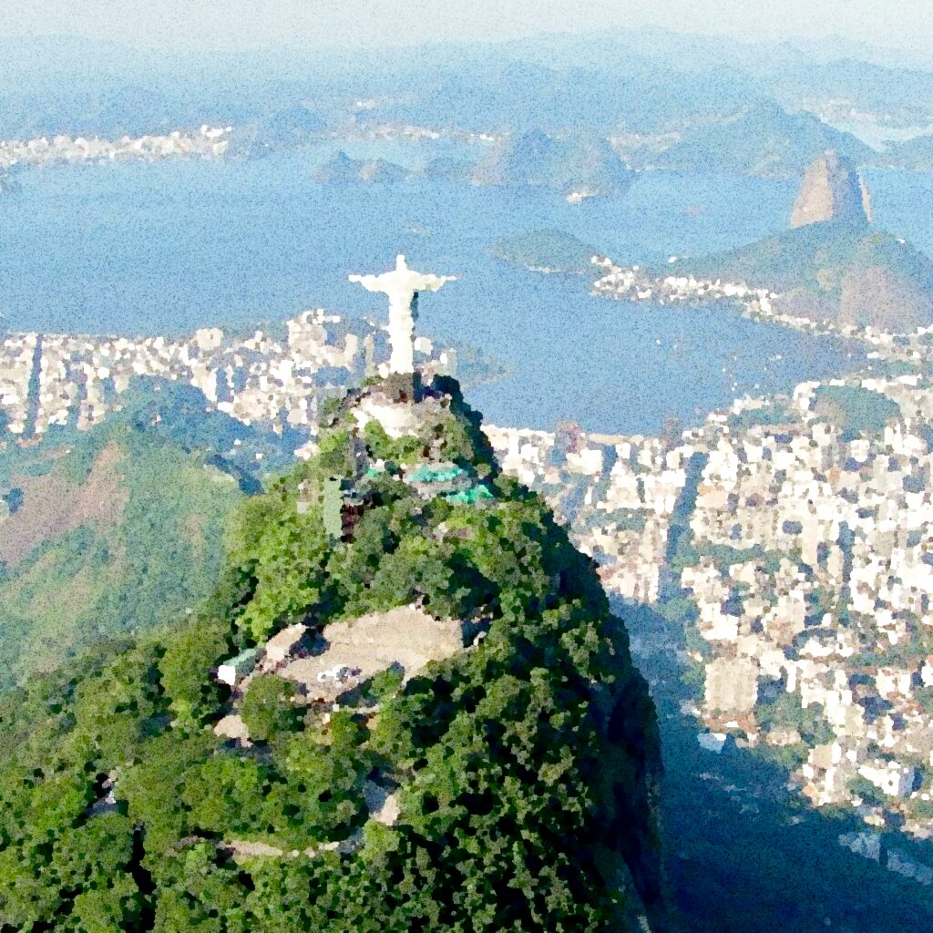 Aquarelle de Rio de Janeiro