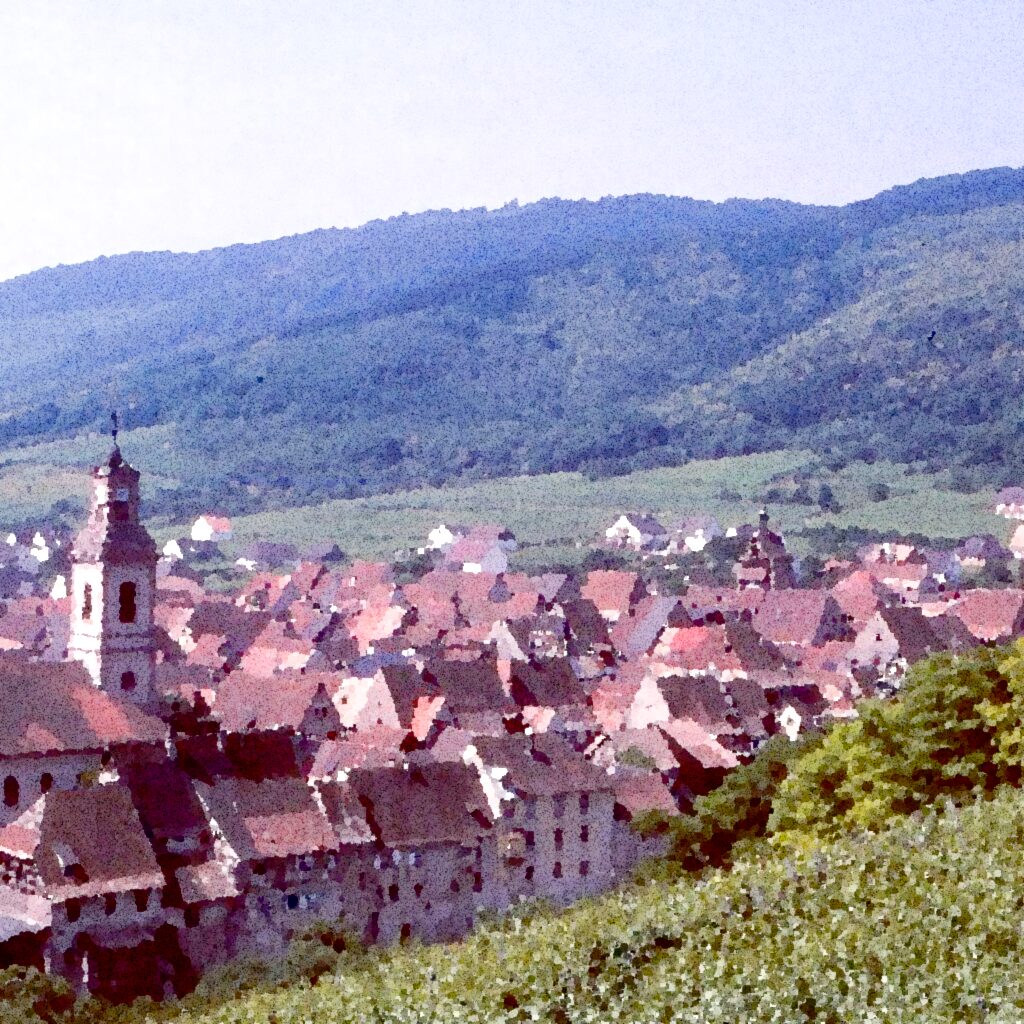 Riquewihr — aquarelle — France