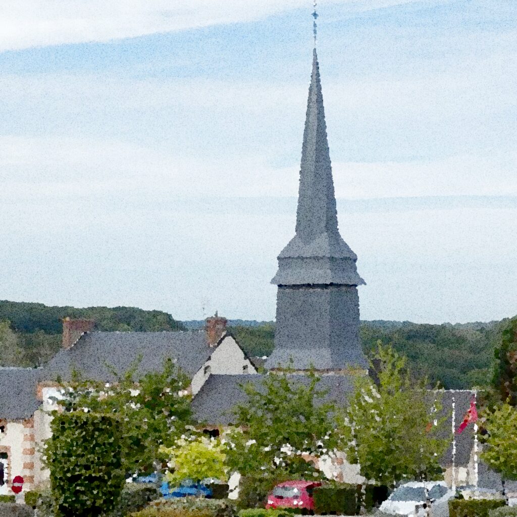 Saint-Aubin-sur-Gaillon — aquarelle — France