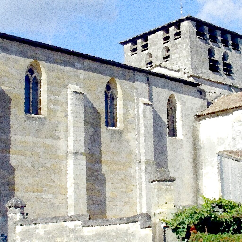 Saint-Denis-de-Pile — aquarelle — France
