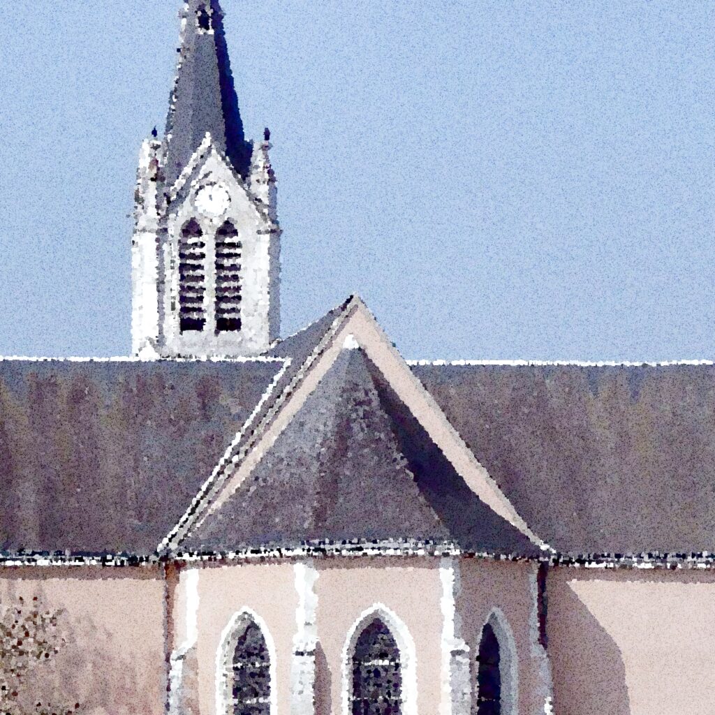 Saint-Denis-Lanneray — aquarelle — France