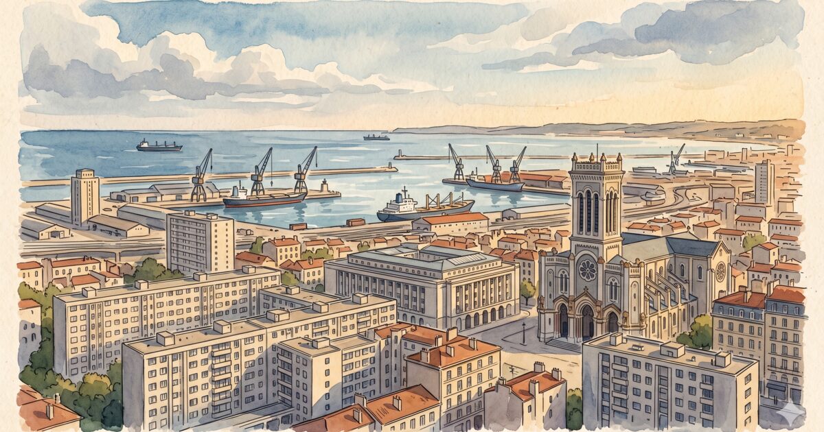 Aquarelle de Saint-Étienne