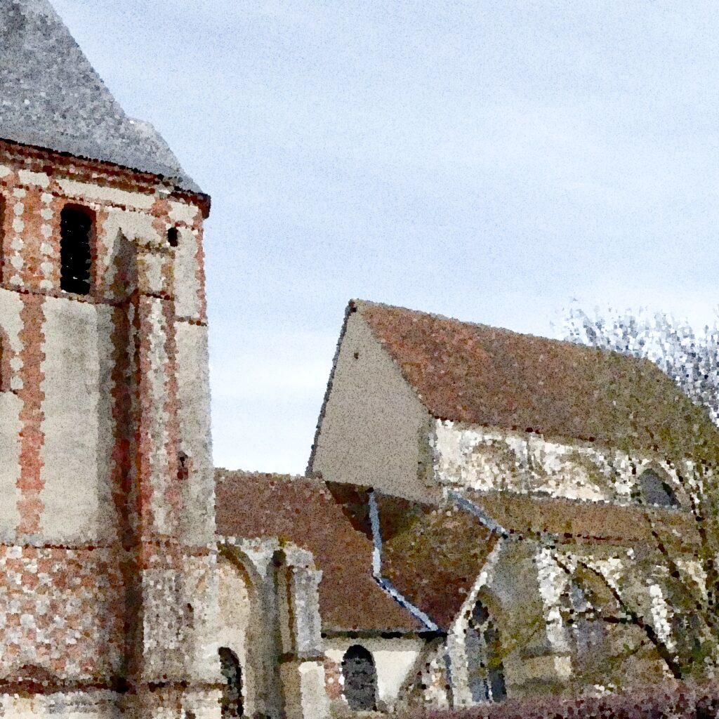 Saint-Lubin-des-Joncherets — aquarelle — France