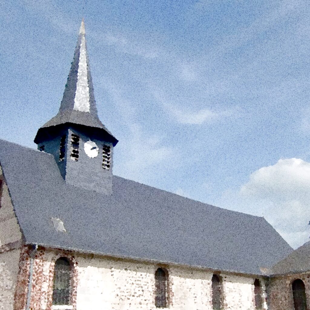 Saint-Ouen-de-Thouberville — aquarelle — France