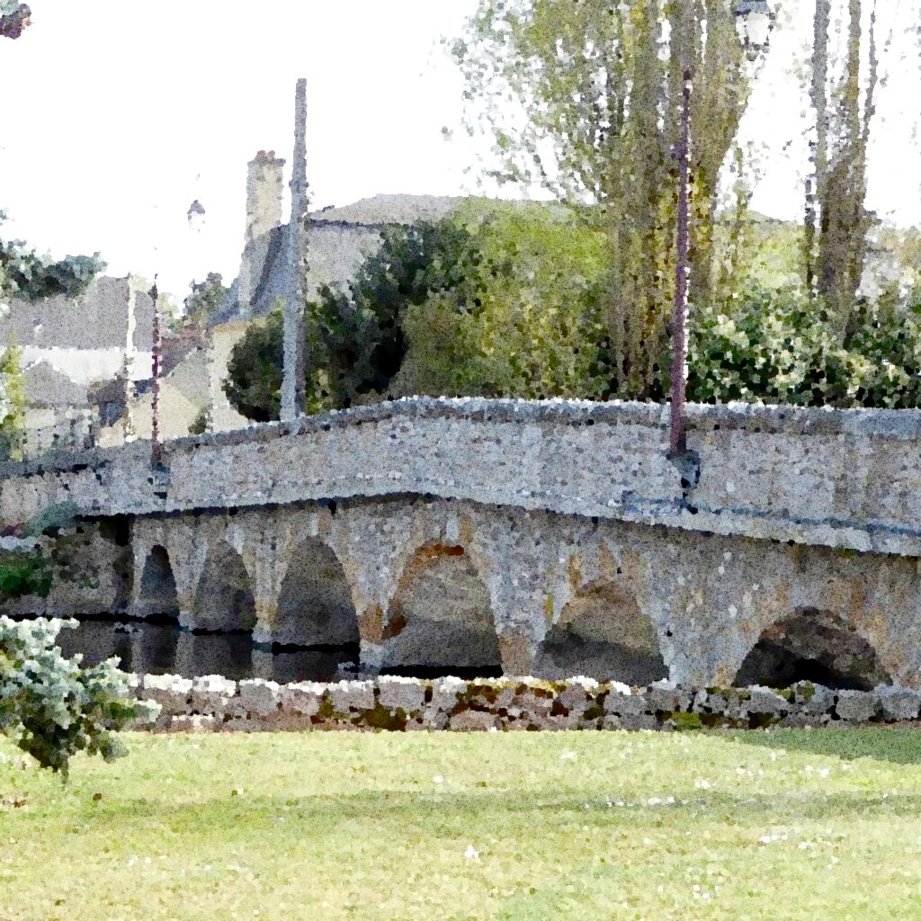 Saint-Rémy-sur-Avre — aquarelle — France