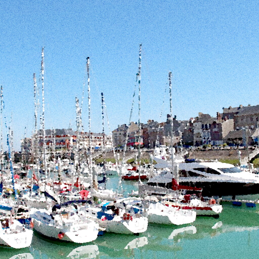 Saint-Valery-en-Caux — aquarelle — France