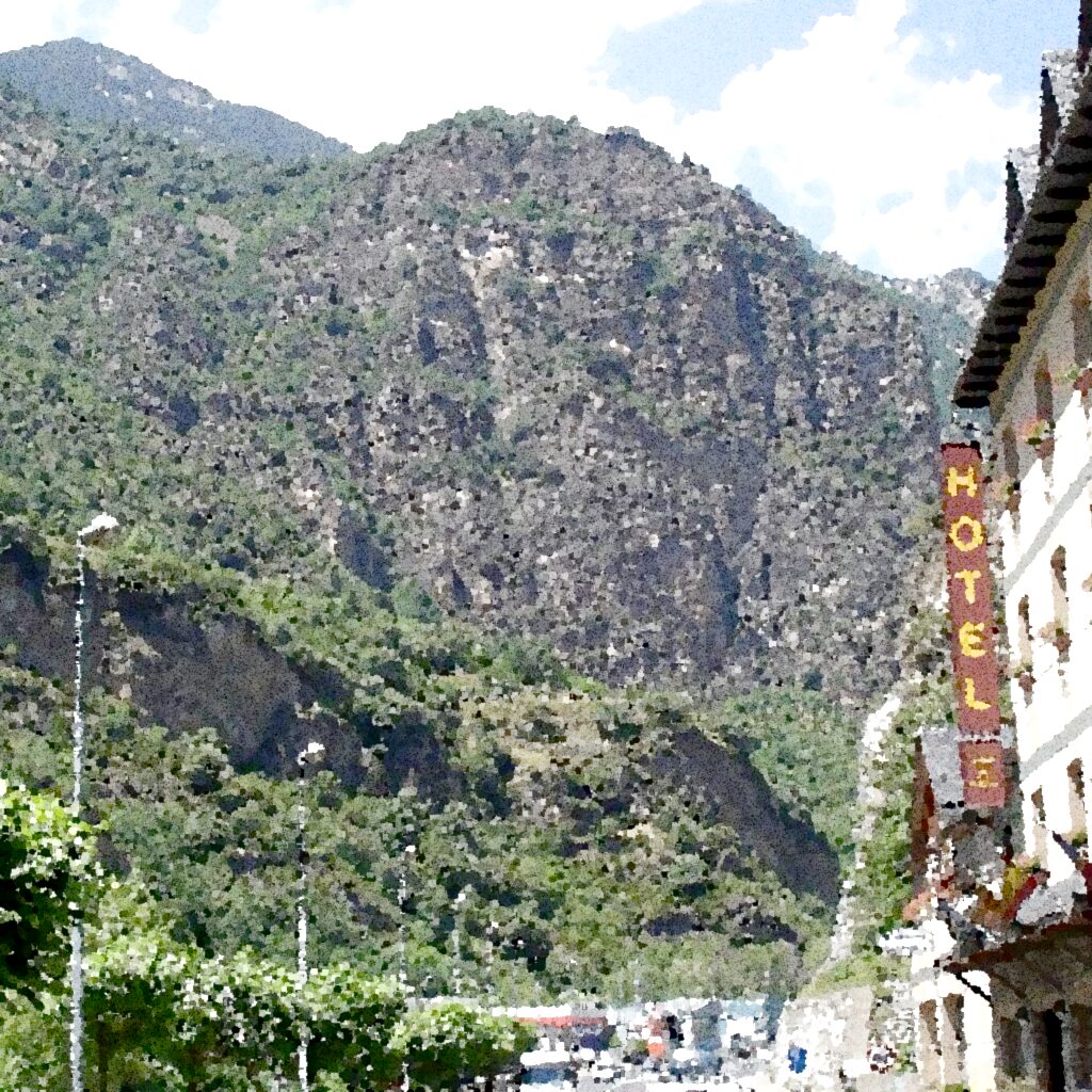 Sant Julià de Lòria — aquarelle