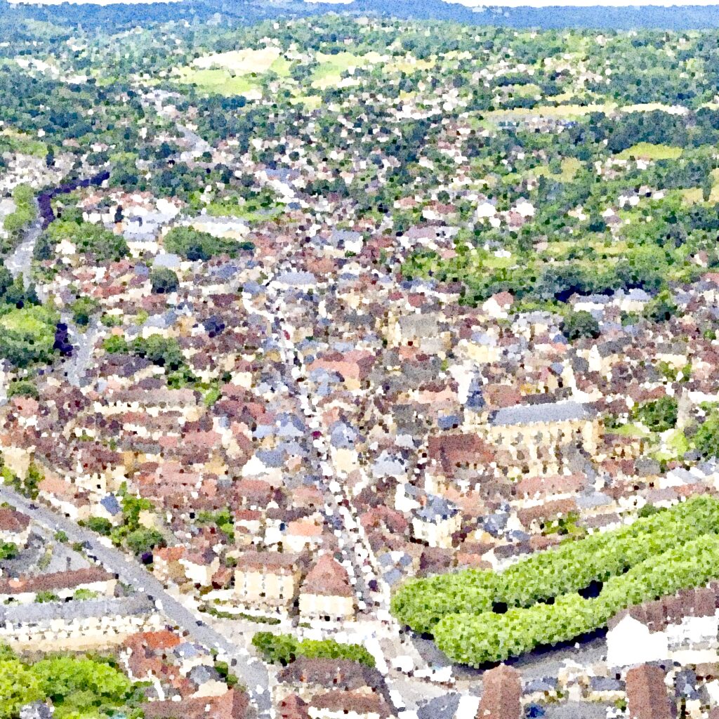 Sarlat-la-Canéda — aquarelle — France
