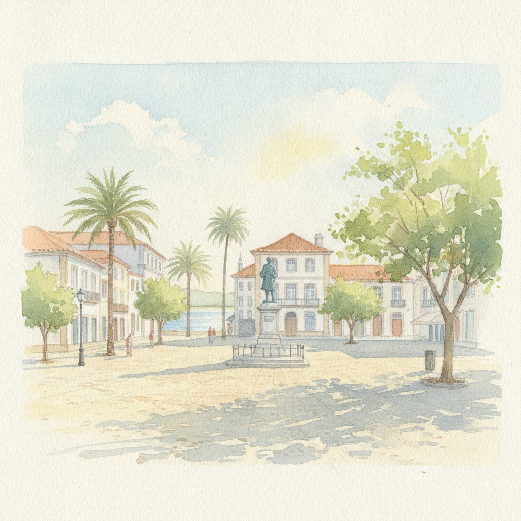 Setúbal — aquarelle — Portugal