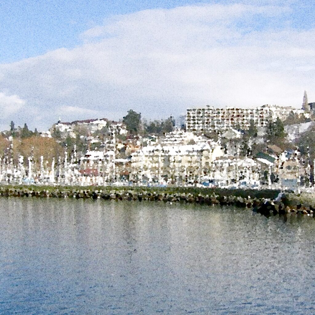 Thonon-les-Bains — aquarelle — France