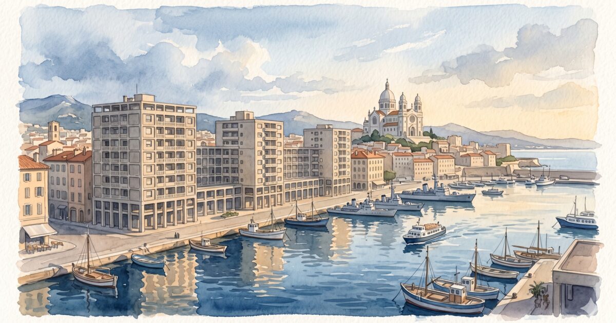 Aquarelle de Toulon