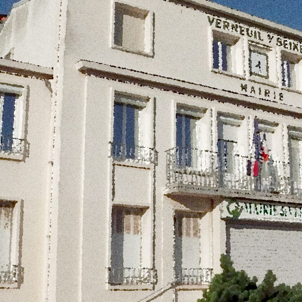 Verneuil-sur-Seine — aquarelle — France