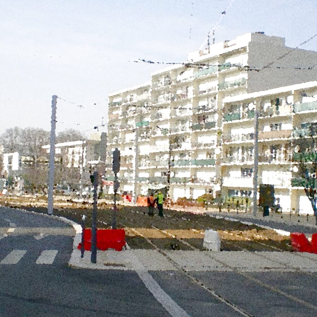 Villeneuve-la-Garenne — aquarelle — France